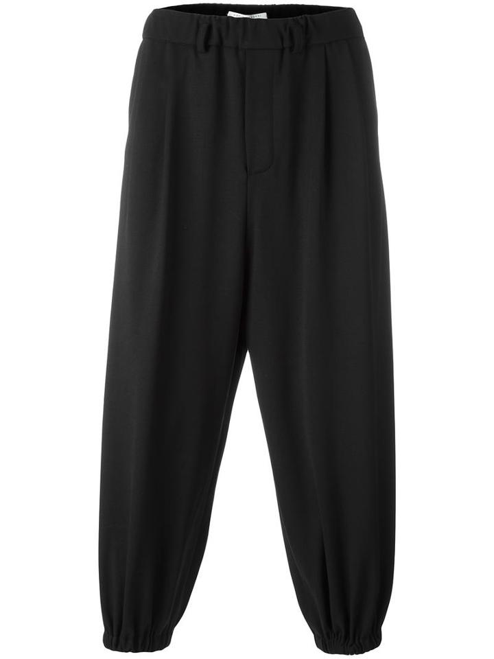 Lucio Vanotti Elasticated Trousers, Men's, Size: 5, Black, Virgin Wool/spandex/elastane/cotton