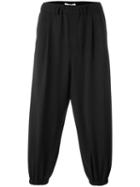 Lucio Vanotti Elasticated Trousers, Men's, Size: 5, Black, Virgin Wool/spandex/elastane/cotton