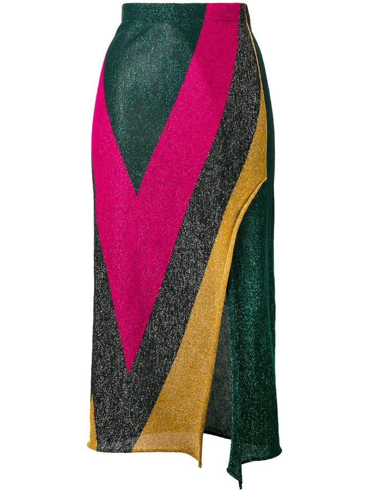 Circus Hotel - Contrast Skirt - Women - Polyester/viscose - 40, Polyester/viscose
