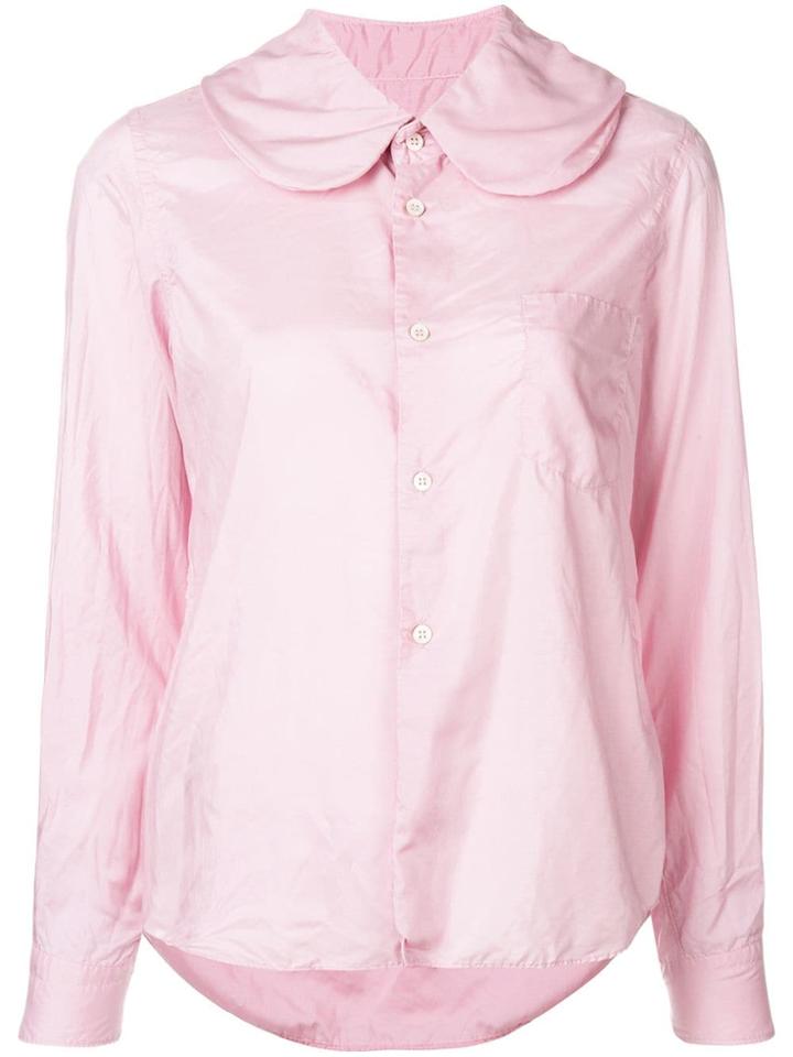 Comme Des Garçons Comme Des Garçons Puritan Collar Shirt - Pink