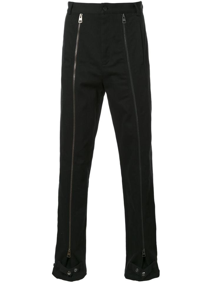 Jw Anderson Zip Detail Trousers - Black