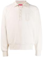 Diesel Red Tag Patch Polo Sweater - White