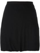 Rick Owens Lilies Elasticated Waist Shorts, Women's, Size: 42, Black, Polyamide/viscose/angora/wool