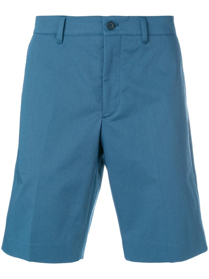 Prada Classic Chino Shorts - Blue