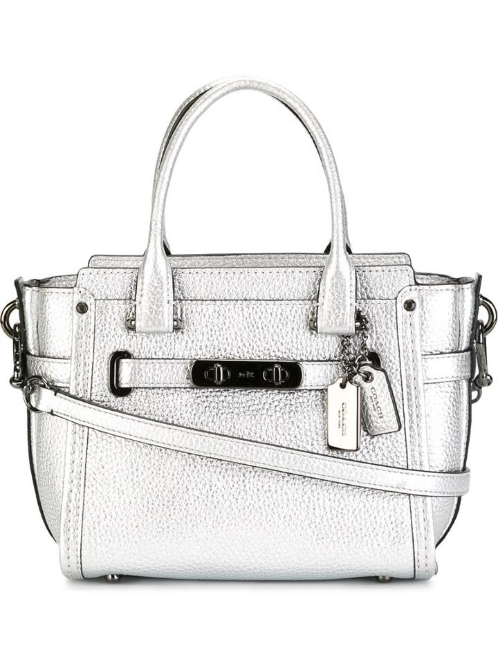 Coach 'swagger' Shoulder Bag, Women's, Grey