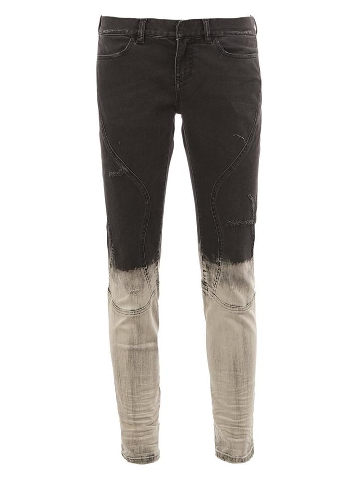 Faith Connexion Dip-dyed Jeans, Women's, Size: 29, Black, Cotton/spandex/elastane