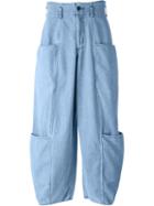 69 Loose Fit Pants, Adult Unisex, Size: 32, Blue, Cotton