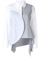 Portspure Colour Block Panelled Shirt - Multicolour