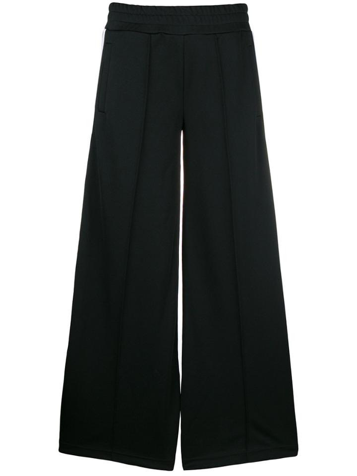 Palm Angels Palazzo Track Trousers - Black