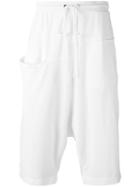 Lost & Found Rooms - Drop-crotch Shorts - Men - Cotton - S, White, Cotton