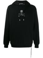 Mastermind World Skull Print Relaxed-fit Hoodie - Black
