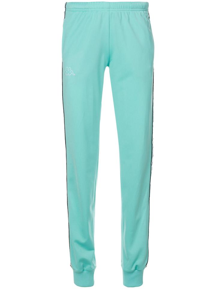 Kappa Logo Stripe Sweatpants - Blue
