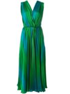 Jean Louis Scherrer Vintage Draped V-neck Dress