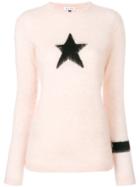 Bella Freud Star Intarsia Jumper - Pink & Purple