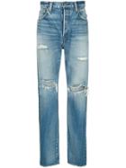 H Beauty & Youth Ripped Loose Fit Jeans - Blue