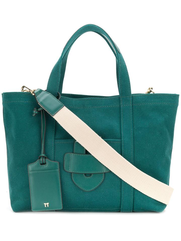 Tila March Simple Small Tote Bag - Blue