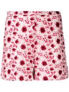 Giambattista Valli - Embroidered Shorts - Women - Silk/cotton/polyamide/polyester - 42, Pink/purple, Silk/cotton/polyamide/polyester