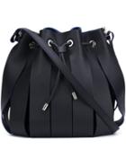 Neil Barrett Panelled Shoulder Bag, Women's, Black