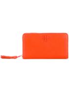 Tory Burch Taylor Zip Continental Wallet - Yellow & Orange