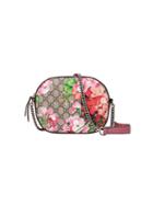 Gucci - Blooms Gg Supreme Mini Chain Bag - Women - Leather/canvas/microfibre - One Size, Pink/purple, Leather/canvas/microfibre