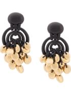 Monies Embellished Drop Earrings - Black