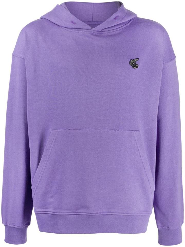 Vivienne Westwood Anglomania Branded Hoodie - Purple