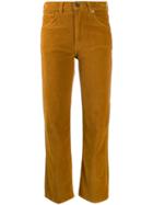 Vanessa Bruno Corduroy Cropped Trousers - Brown