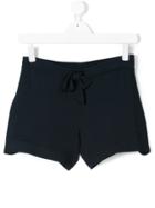 Chloé Kids Teen Bow Front Shorts - Blue