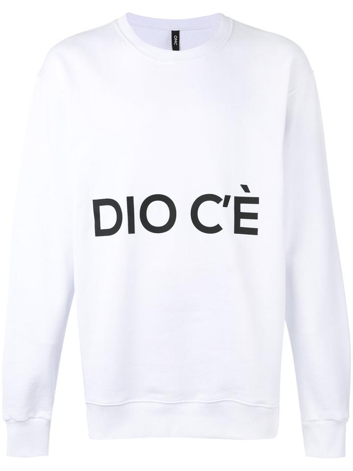 Omc - Dio C'e Sweatshirt - Men - Cotton - S, White, Cotton