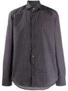 Dell'oglio Geometric Patterned Shirt - Blue