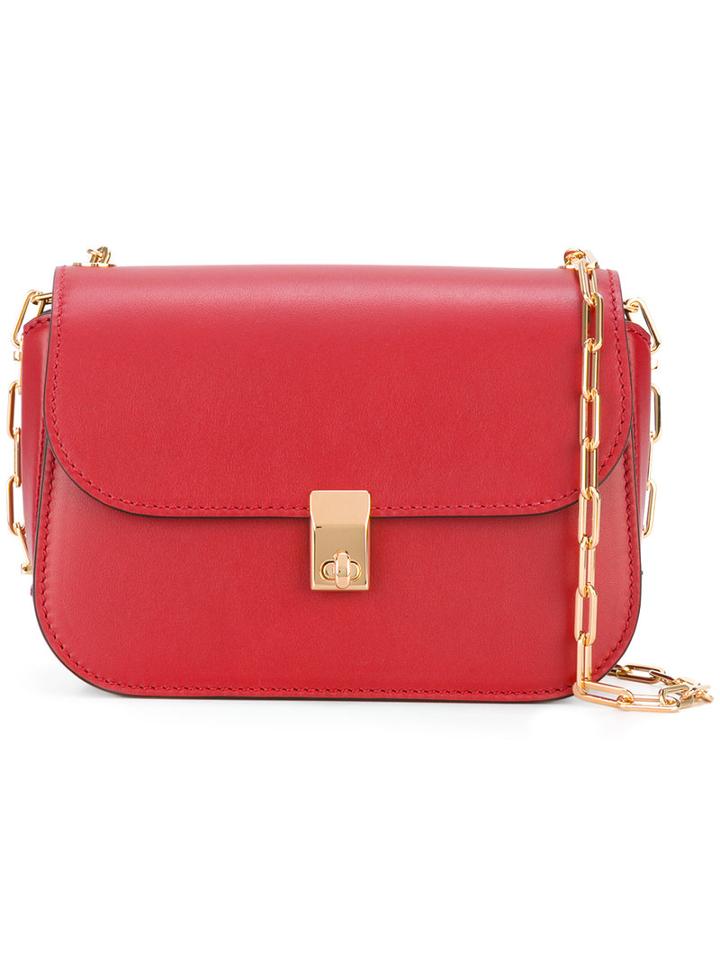 Valentino - Valentino Garavani All Over Chain Shoulder Bag - Women - Leather - One Size, Red, Leather