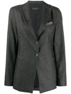 Fabiana Filippi Classic Single-breasted Blazer - Grey