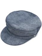 Manokhi Fitted Cap - Blue