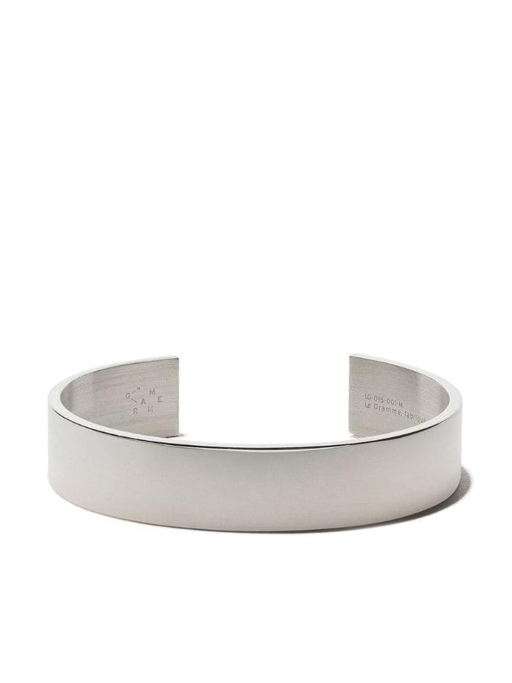 Le Gramme Slick Polished 41g Bracelet - Silver