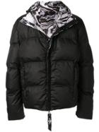 Kru Reversible Hooded Down Jacket - Black