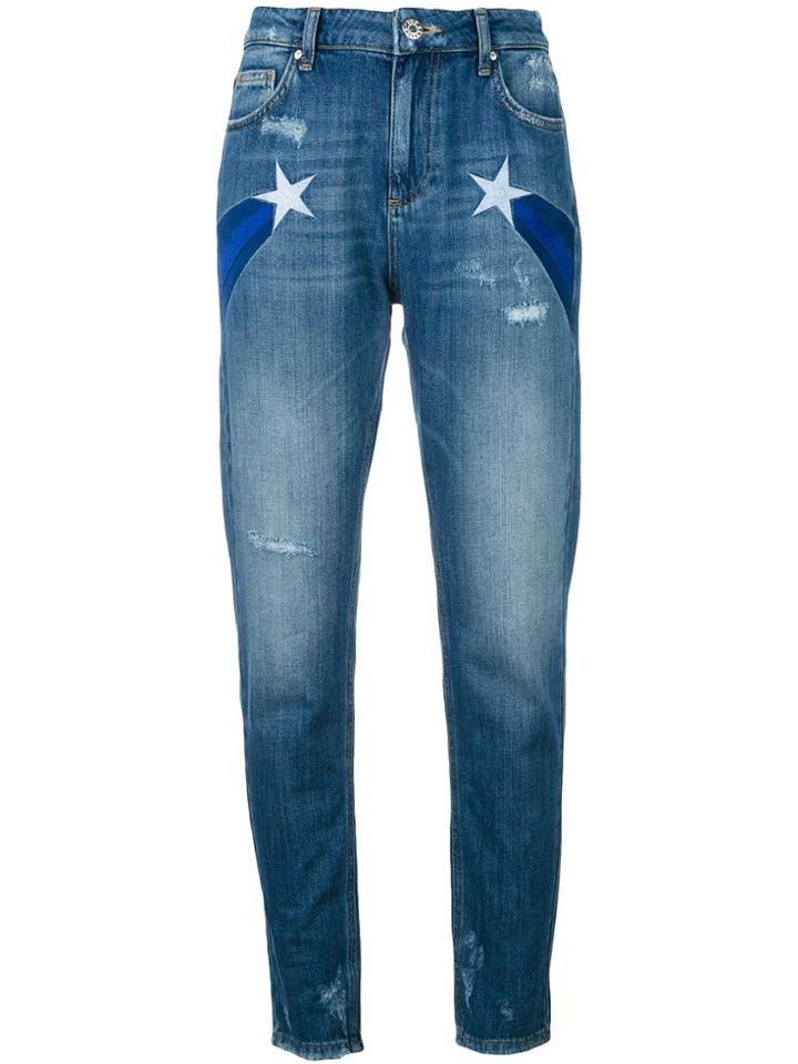 Zoe Karssen Star Detail Jeans - Blue