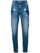 Zoe Karssen Star Detail Jeans - Blue