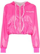 Natasha Zinko Pink Nylon Zip Front Jacket