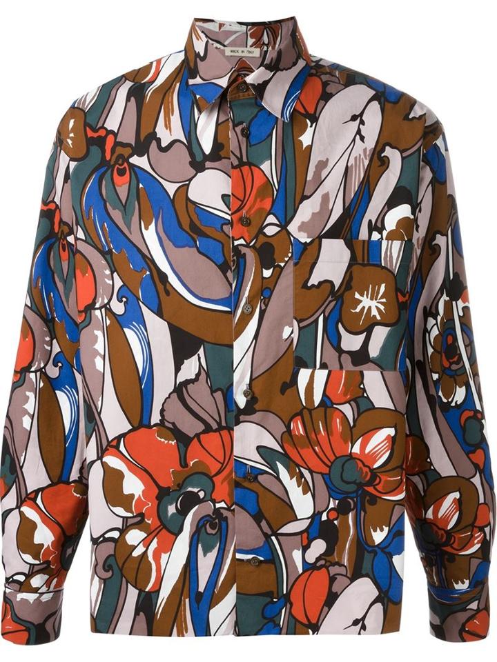 Marni Reversible Flower Print Shirt
