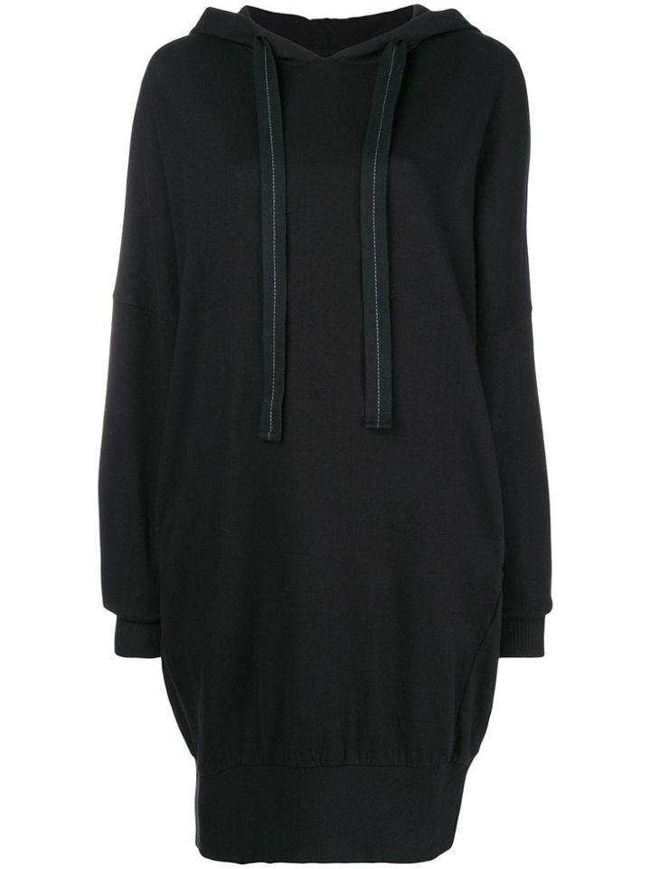 Thom Krom Oversized Hoodie Dress - Black