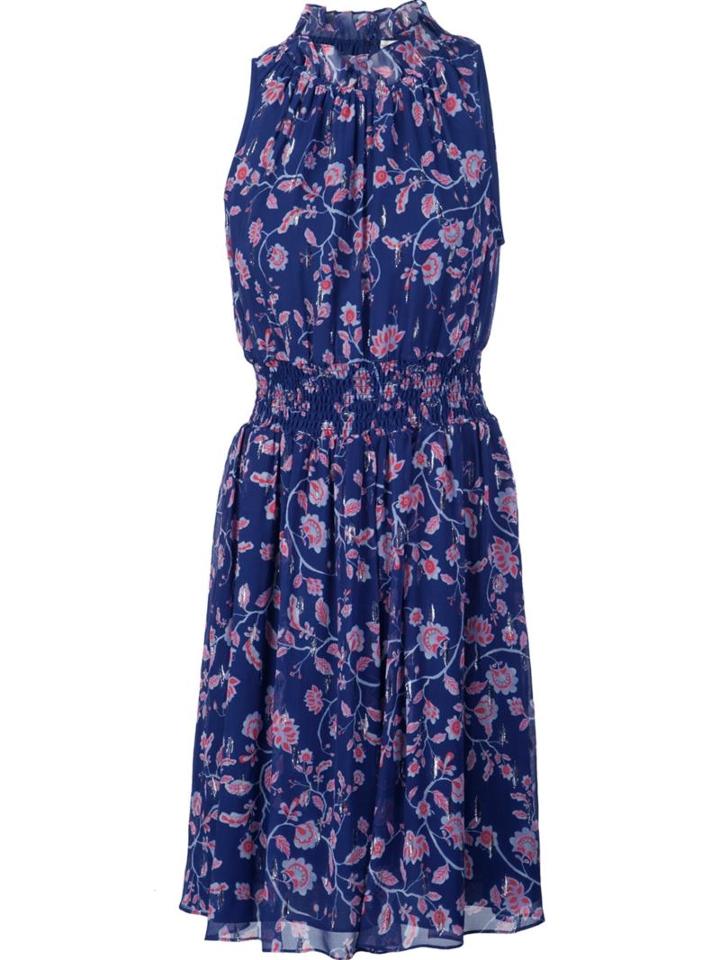 Rebecca Taylor Floral Print Flared Dress