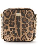 Dolce & Gabbana Leopard Print Mini Shoulder Bag - Neutrals