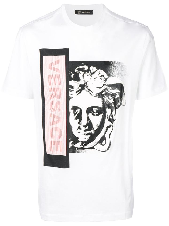 Versace Medusa Printed T-shirt - White