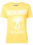 Moschino Logo Print T-shirt - Yellow