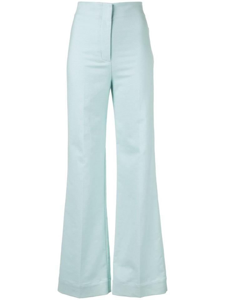 Manning Cartell High-waisted Flared Trousers - Blue