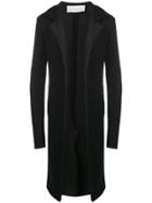10sei0otto Mid-length Single-breasted Coat - Black