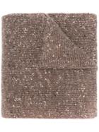 Maison Margiela Ribbed Scarf - Brown