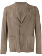 Salvatore Santoro Button Up Jacket, Men's, Size: 50, Nude/neutrals, Leather
