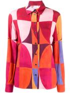 Stella Jean Graphic Print Shirt - Red