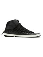 Osklen Leather Lace-up Trainers - Black